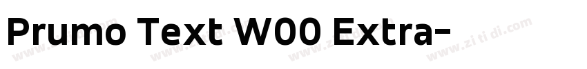 Prumo Text W00 Extra字体转换